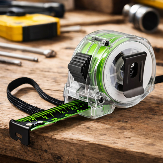 Taśma Miernicza Fluorescencyjna Miarka Zwijana 5m 25mm