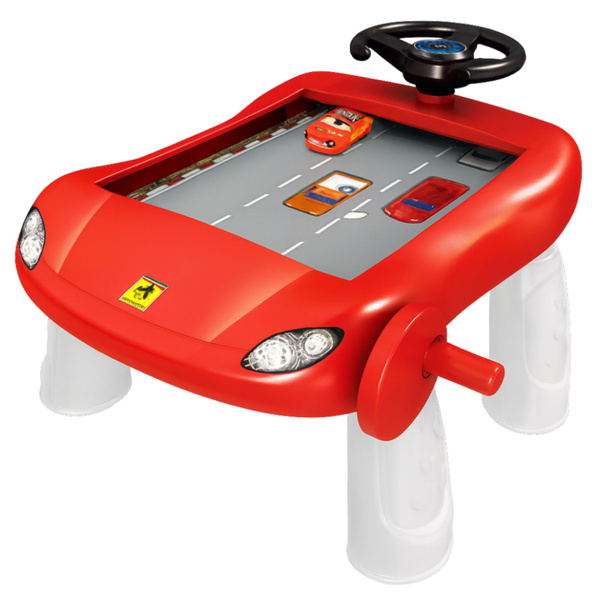 Symulator Jazdy Manualny Stolik Edukacyjny Czerwony 
