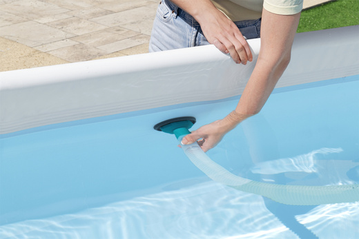 Zestaw Do Czyszczenia Basenu Deluxe + Skimmer Bestway 58237