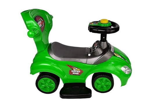 Jeździk z Pchaczem Mega Car 3w1 Zielony 