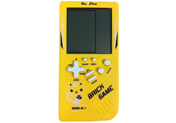  Gra Elektroniczna Tetris Brick Game Żółta