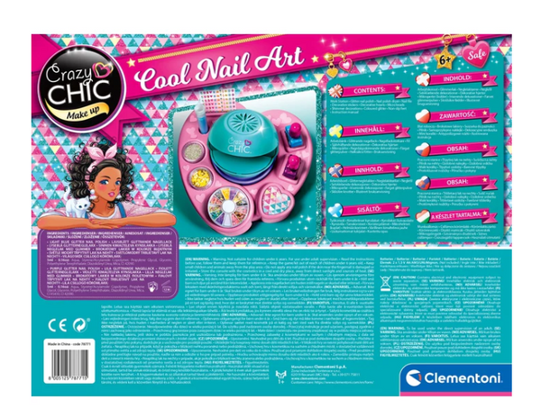 Crazy Chic Studio Paznokci Odjazdowe Paznokcie Salon Manicure Clementoni 78771