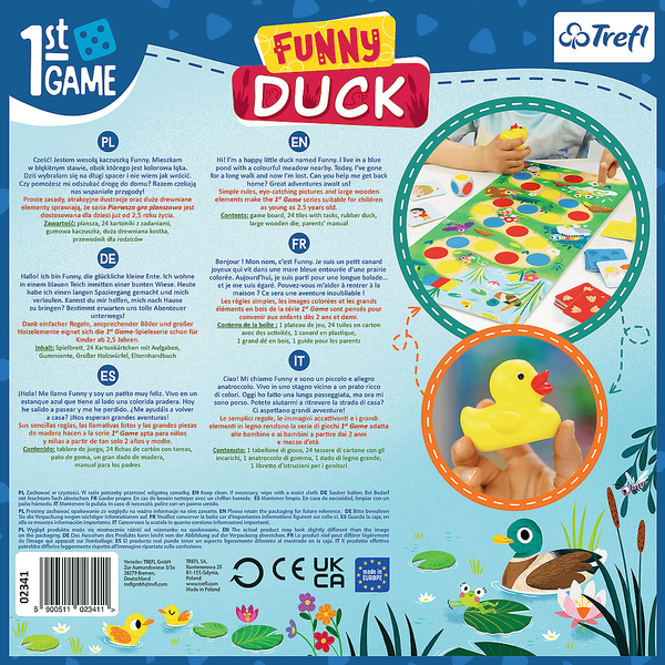 02341 "GRA - Funny Duck / 1stgame PL EN DE FR IT ES" 02341