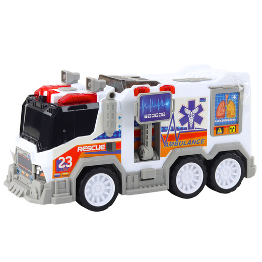 Ambulans Karetka Miejska Pojazd Medyczny Napęd Światła Dźwięki