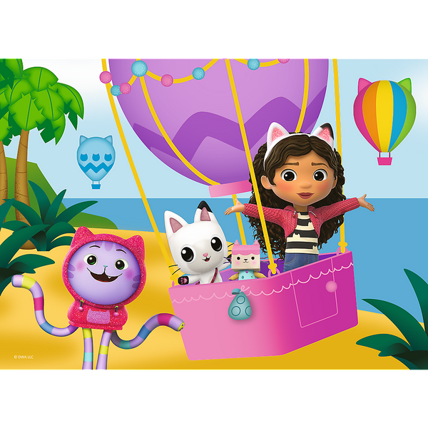 Puzzle - 20 miniMaxi - Kolorowy dzień Gabi - Koci Domek Gabi - Trefl 56041