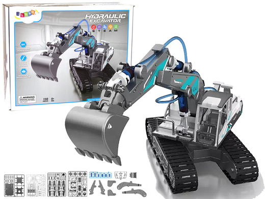Koparka Hydrauliczna  Gąsiennicowa  DIY Do złożenia 130 elementów