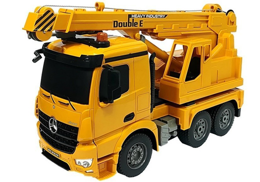 Dźwig Mercedes-Benz Arocs Zdalnie Sterowany Pilot 2.4G z Drewnem