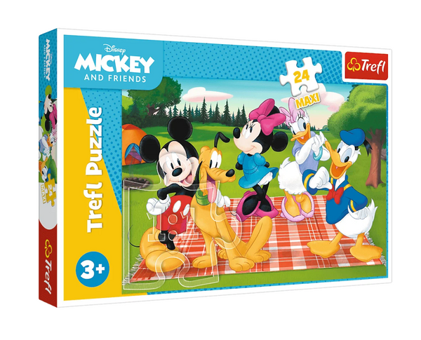 Puzzle - 24 Maxi - Ulubiona Myszka Miki - Disney Myszka Miki i Przyjaciele - Trefl 14380