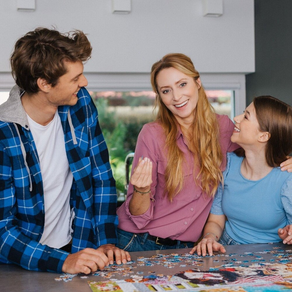 PUZZLE TREFL PRIME UFT 1000 - Vacay Time przedstawiające marinę o zachodzie słońca 10696