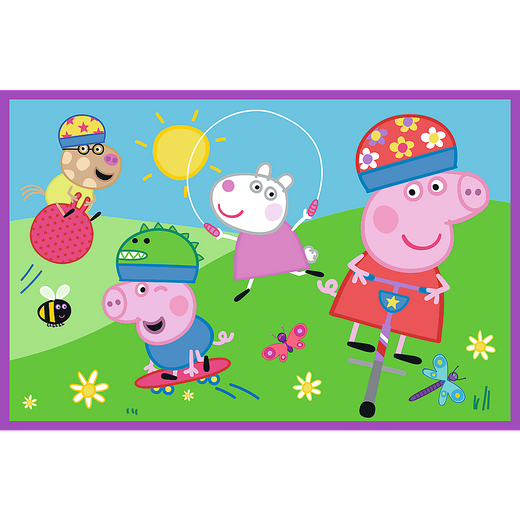 Puzzle - 2x24 - Peppa na placu zabaw - Świnka Peppa - Trefl  34435