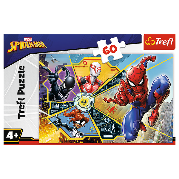 Puzzle - 60 - W sieci - Spiderman - Trefl 17372