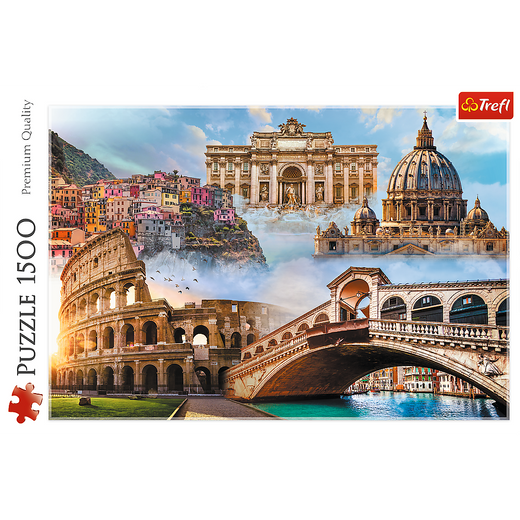 Puzzle  1500 - Ulubione miejsca: Włochy Trefl 26203