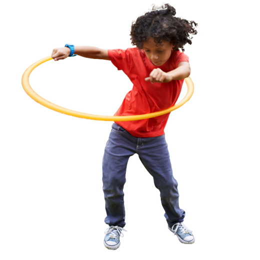 Hula Hop Z Wypustkami Składane Kolorowe 7El Średnica 50cm 