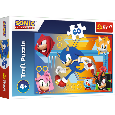 Puzzle Sonic 60 el. Sonic w akcji 17387