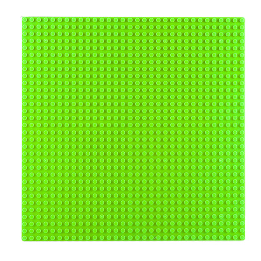 Płyta Plansza Konstrukcyjna Do Klocków Budowania Jasnozielona 25,5x25,5 cm 