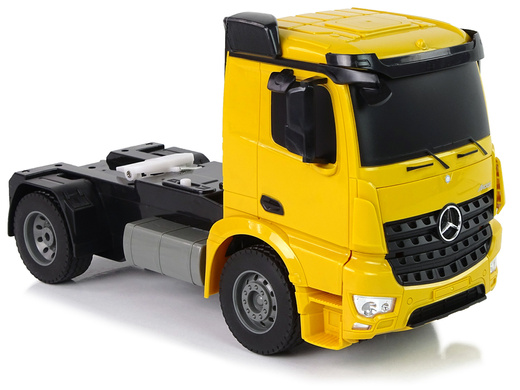 Duża Ciężarówka Laweta R/C Mercedes Arocs Żółta 1:20 Długość 103 cm 
