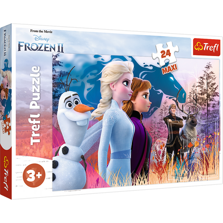 Puzzle - 24 Maxi - Magiczna wyprawa - Kraina Lodu II - Trefl 14298