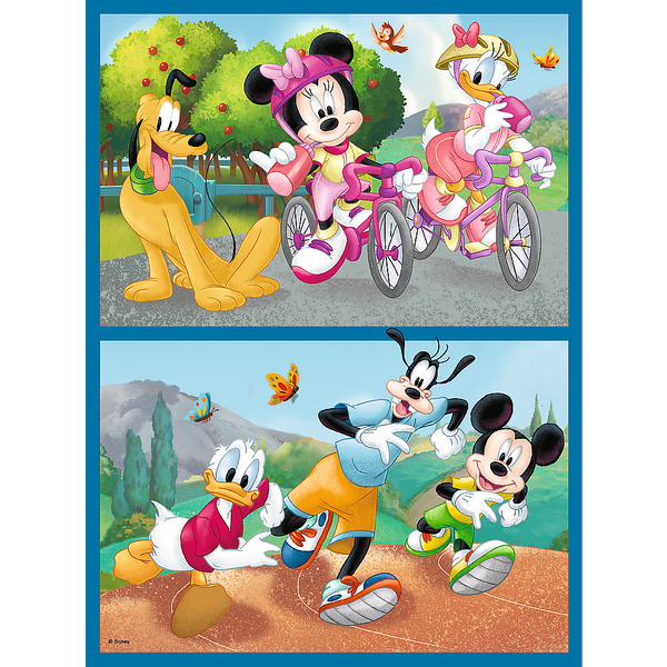 Puzzle + MEMOS - 2w1 (30,48) - Poznaj bohaterów Disney - Myszka Miki - Trefl 93344