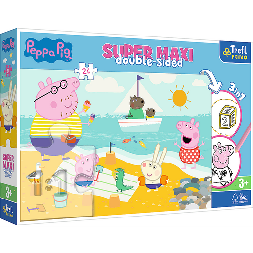 41010 "24 SUPER MAXI - Radosny dzień Peppy" / Peppa Pig FSC Mix 70% 41010