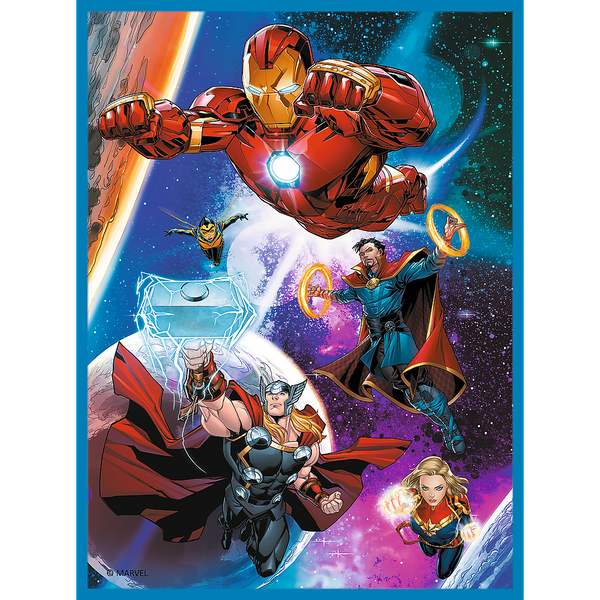 Puzzle + MEMOS - 2w1 (30,48) - Bohaterowie w akcji - Marvel The Avengers - Trefl 93333