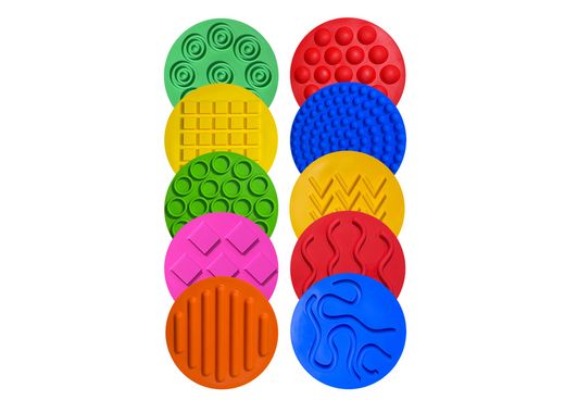 Silikonowe Dyski Plansze Sensoryczne Kolorowe Ścieżka Sensoryczna 20 Szt 