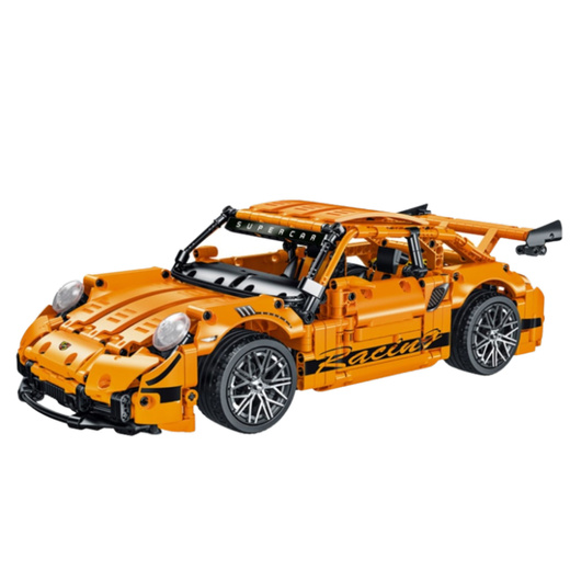 Klocki Konstrukcyjne Samochód GT Racing Pomarańczowy 1:14 1268 el.
