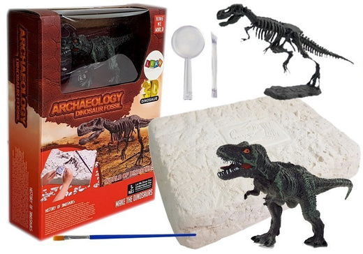 Zestaw Wykopaliska Szkielet Model Dinozaur Tyranozaur Rex 