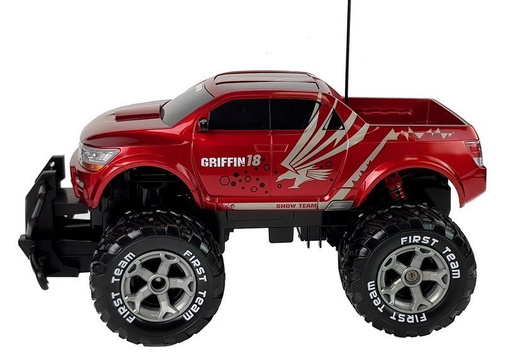 Ogromny Jeep Rampage R/C Czerwony MONSTER TRUCK 