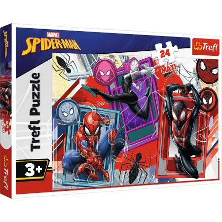 Puzzle - 24 Maxi - Pajęcze zmysły - Disney Marvel Spiderman - Trefl 14366