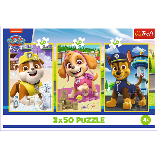 Puzzle - 3x50 - Nasze pieski - Psi Patrol - Trefl 34878