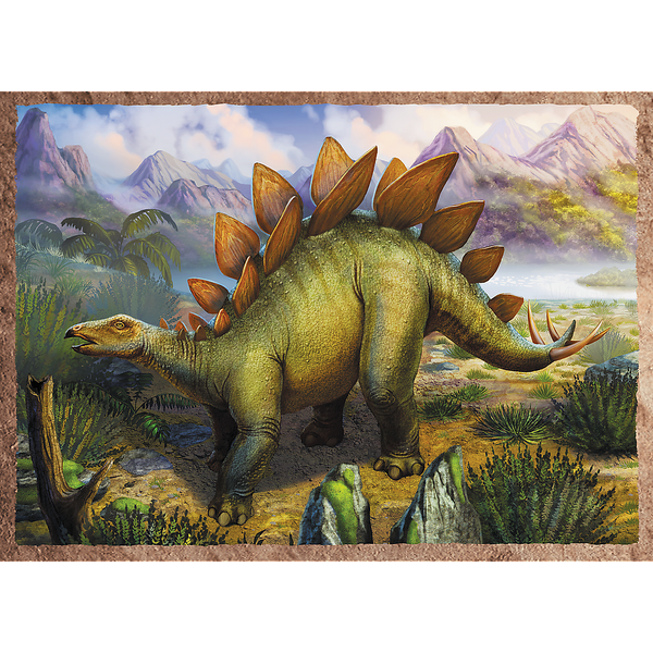 Puzzle - 4w1 - Ciekawe dinozaury / Trefl 34383