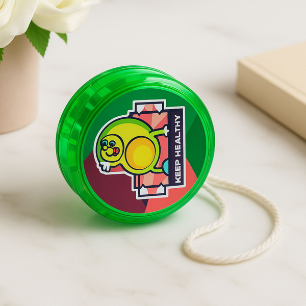 Klasyczne Jojo Zabawka Zręcznościowa YoYo Światła 6 cm Mix