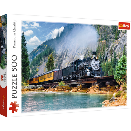 Puzzle - 500 - Górski pociąg - Trefl 37379