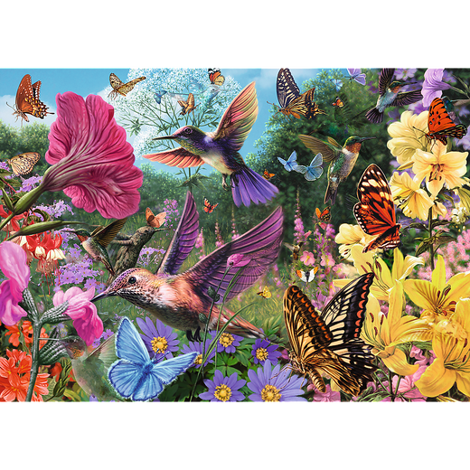 Puzzle - 1000 Premium Plus - Tea Time: Ogród dla ptaków Trefl 10806