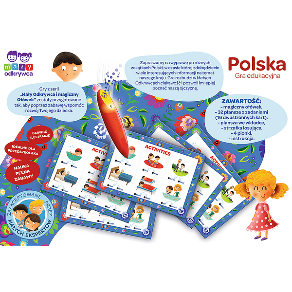 Gra Edukacyjna Magiczny ołówek Polska Trefl 02114
