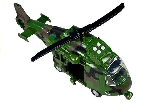 Helikopter wojskowy efekty dźwiękowe i świetlne 