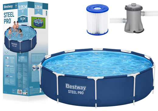 Basen Ogrodowy Stelażowy 305 cm x 76 cm Bestway 56679