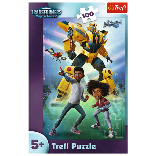 Puzzle - 100 - Drużyna Transformers - Trefl 16457