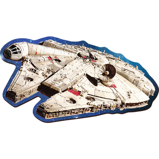 Puzzle drewniane - 160 - Gwiezdne wojny - STAR WARS - Sokół Millennium - Trefl 20189
