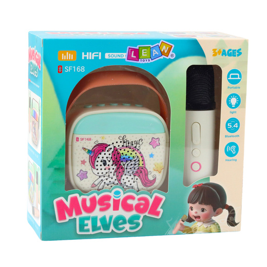 Zestaw Do Karaoke Dla Dzieci Z Jednorożcem Mikrofon Bluetooth