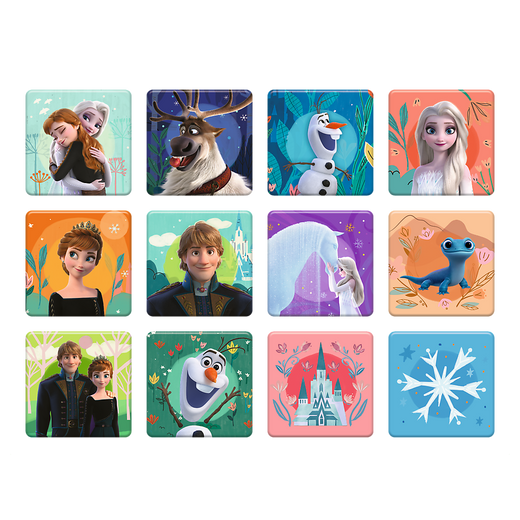 Puzzle + MEMOS - 2w1 (30,48) - Księżniczki w swojej krainie - Disney Kraina Lodu - Trefl 93335