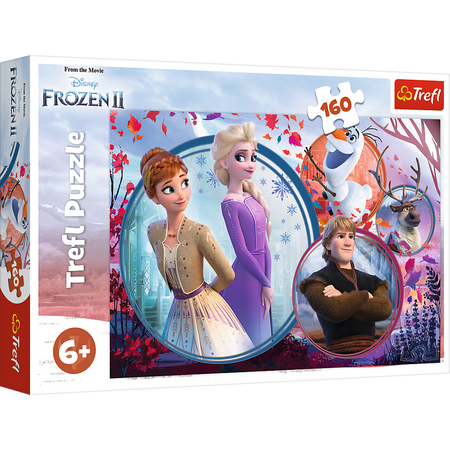 Puzzle - 160 - Kraina Lodu II - Siostrzana Przygoda - Trefl 15374