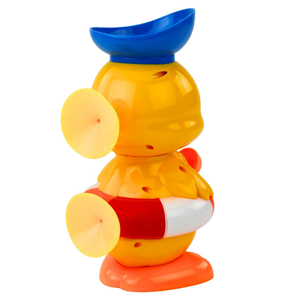 Zabawka Interaktywna Do Kąpieli Kaczka Z Młynkiem Przyssawki Łyżeczka 