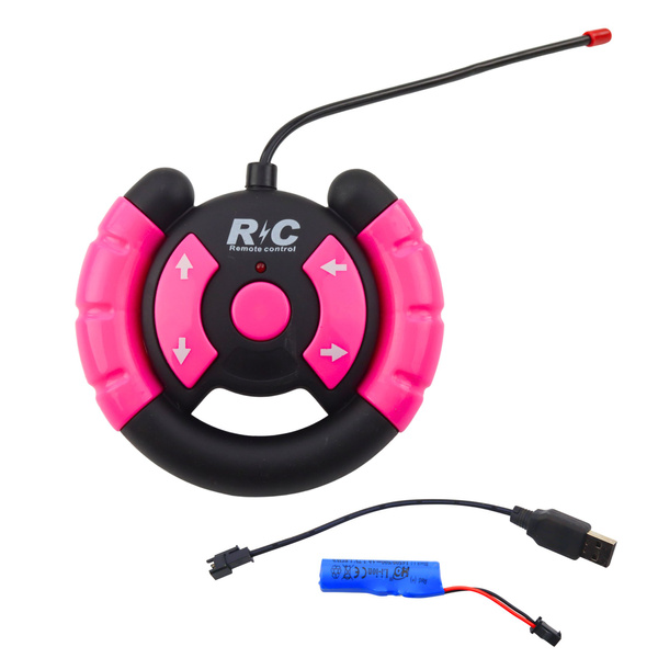 Samochód Terenowy Zdalnie Sterowany RC Z Lalkami  Różowy 1:16