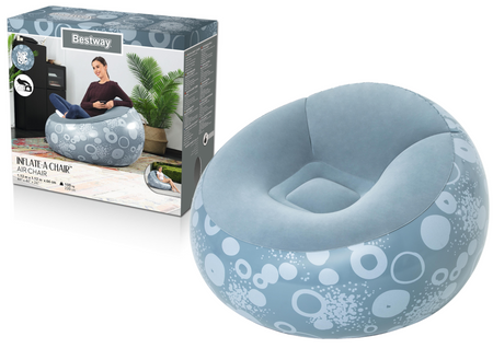 Dmuchany Fotel Niebieski Bestway 75052