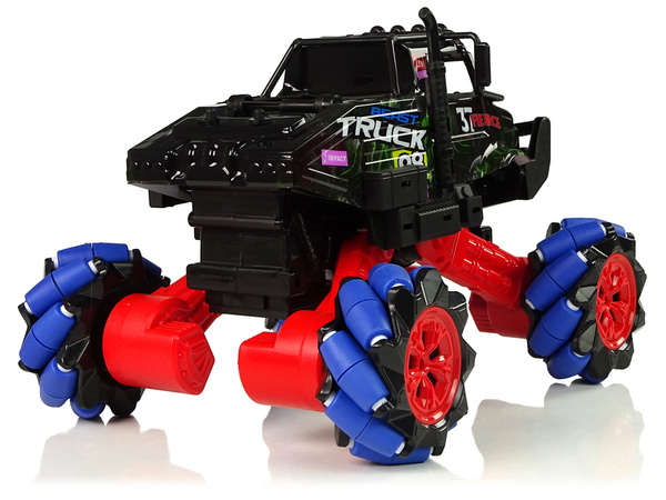 Auto Terenowe Drift Zdalnie Sterowane 1:16 Zielony 2.4G Obrót 360 Stopni 
