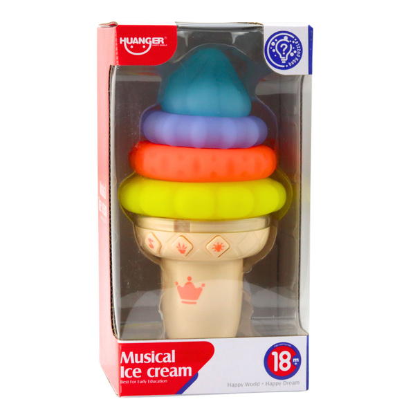 Muzyczny Lód Zabawka Edukacyjna Dla Malucha Światła Dźwięki 