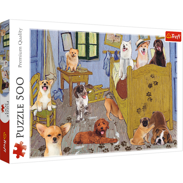 Puzzle - 500 - Pokój van Gogha - Psia Rewolucja - Trefl 37539