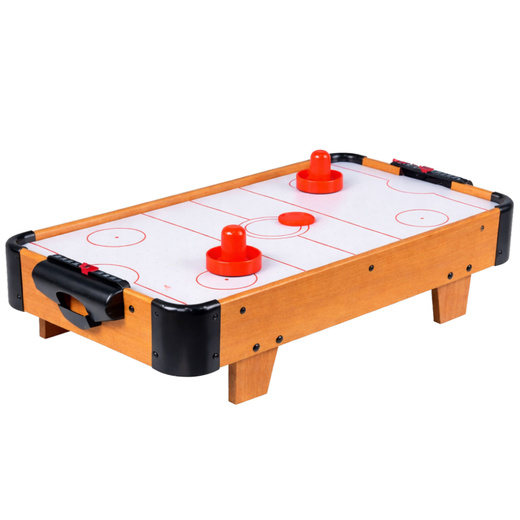 Mini Stół Air Hockey Stołowy Gra Zręcznościowa Dla Dzieci Drewniany
