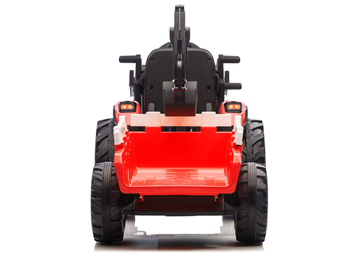 Koparka Z Naczepą Na Akumulator SX2068 Czerwona